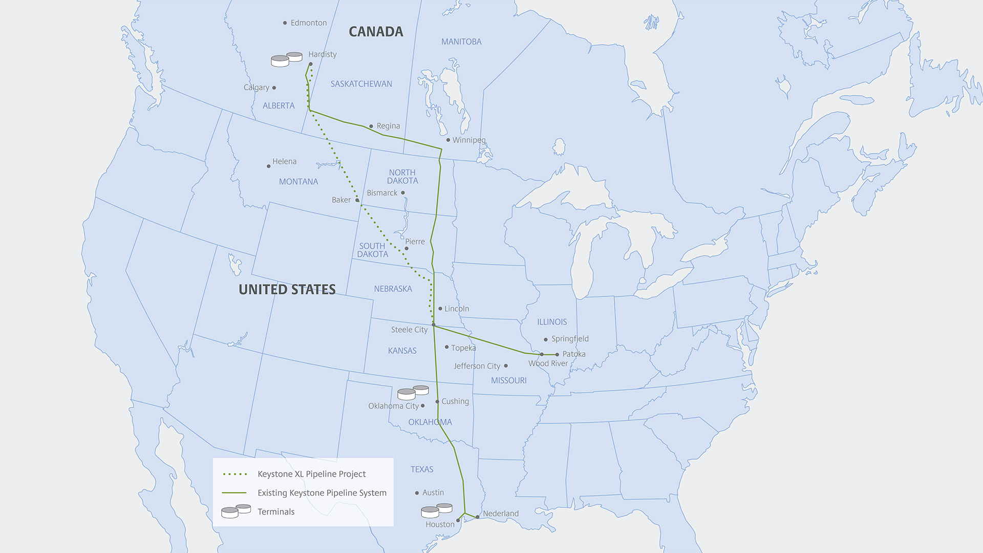 Keystone Xl Maps